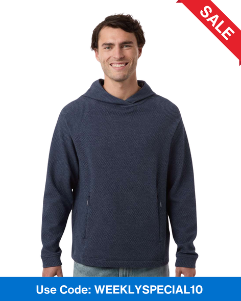 North End NE729 Men's Spirit Textured Hooded Pullover North End NE729 Men's Spirit Textured Hooded Pullover