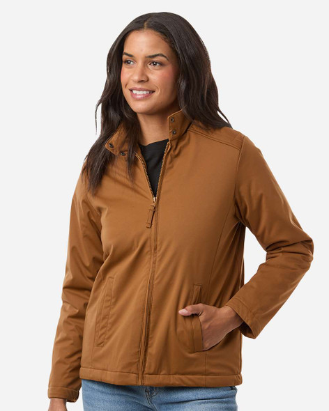 Harriton M781W Women's Guardian Insulated Utility Jacket | Duck Brown