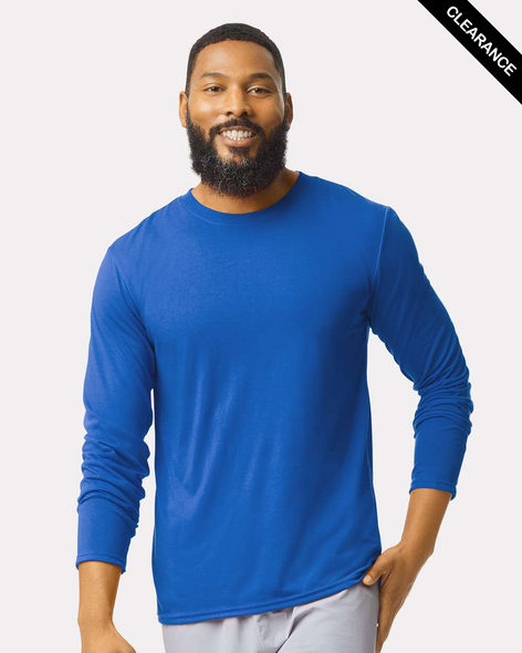 Clearance - Gildan 42400 Performance® Long Sleeve T-Shirt | Royal