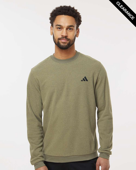 Clearance - Adidas A586 Crewneck Sweatshirt | Olive Strata