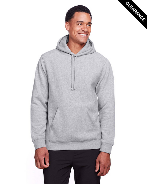 Clearance - Team 365 TT96 Adult Zone HydroSport Heavyweight Pullover Hooded Sweatshirt | Athletic Heather