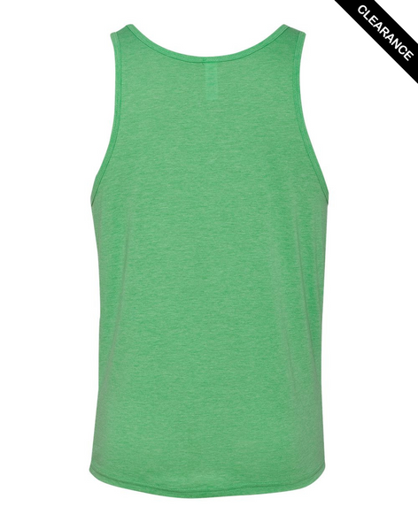 Clearance - Bella+Canvas 3480 Unisex Jersey Tank Top | Green Triblend