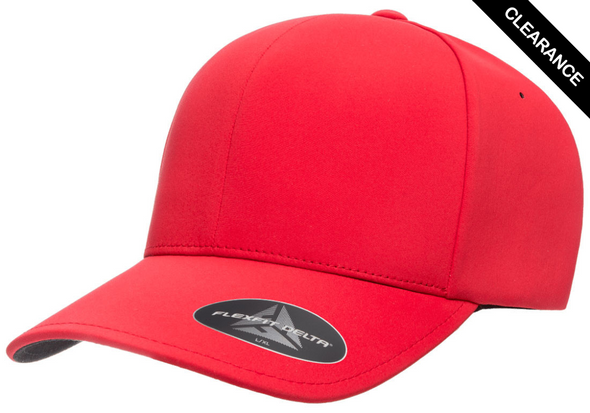 Clearance - Flexfit 180 DELTA® Seamless Cap | Red