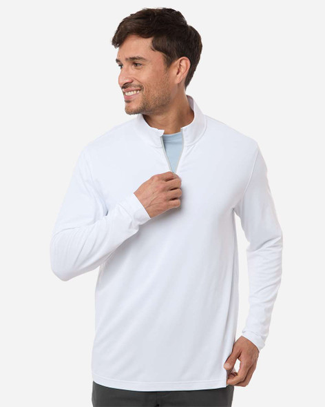Puma Golf 631059 Men's Icon 2.0 Quarter-Zip | White Glow