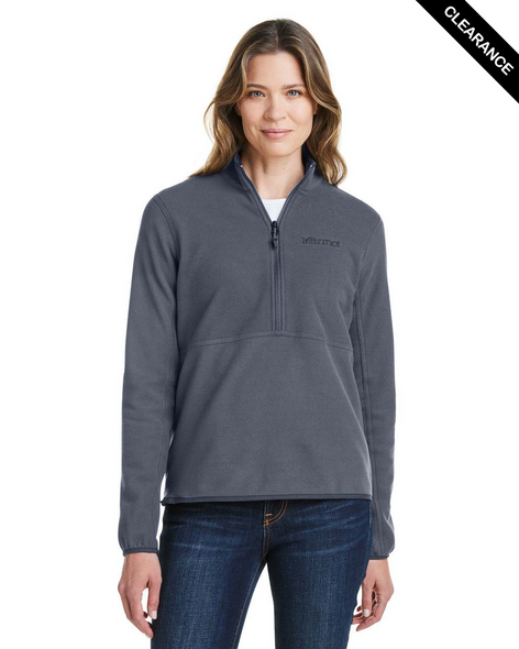Clearance - Marmot  M12403 Ladies' Rocklin Half-Zip Jacket | Steel Onyx