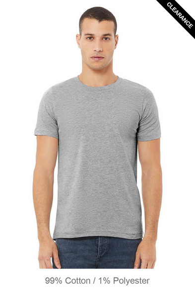 Clearance - Bella+Canvas 3001CVC Jersey Short Sleeve Tee | Athletic Heather