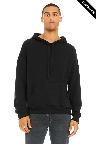 Clearance - Bella+Canvas 3729 Unisex Sponge Fleece Pullover DTM Hoodie | Black