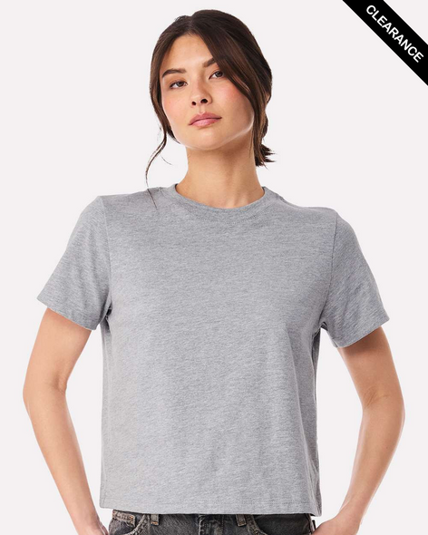 Clearance - BELLA + CANVAS 6110  Women's 6 oz Heavyweight Tee | Athletic Heather
