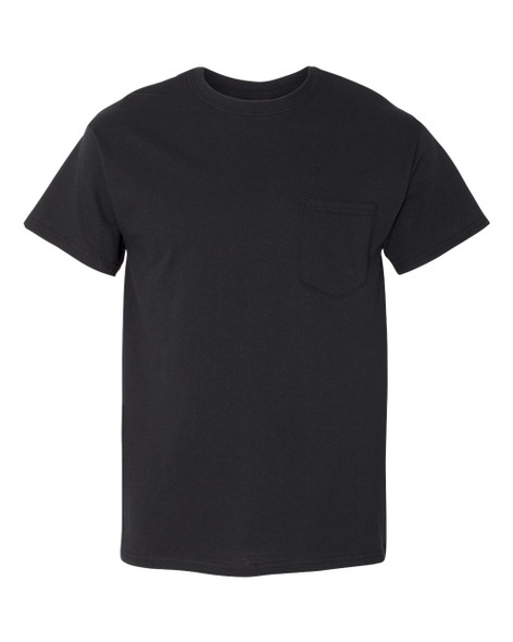 Gildan 5300 Heavy Cotton™ Pocket T-shirt | Black