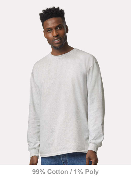 Gildan 2400 Ultra Cotton® Long Sleeve T-shirt | Ash