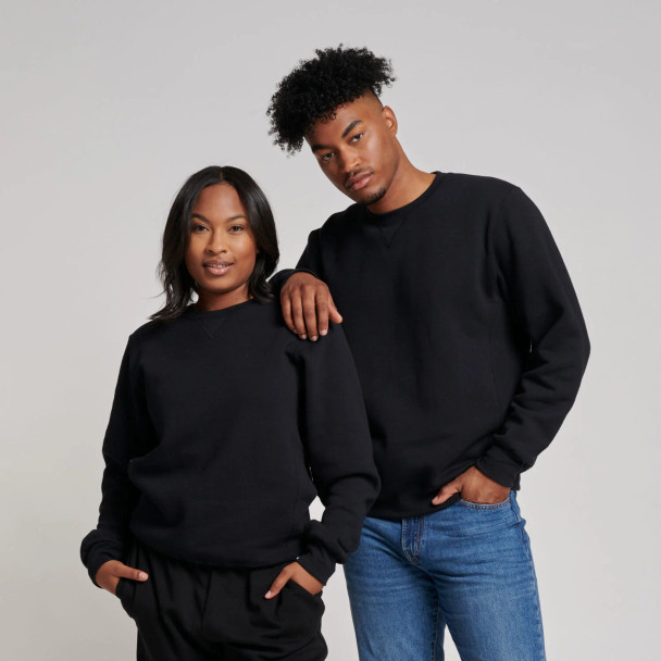 Russell Athletic 698HBM  Dri-Power® Crewneck Sweatshirt | Black