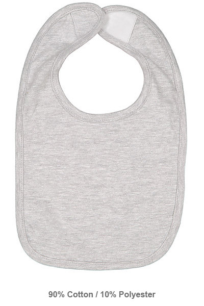 Rabbit Skins 1005   Infant Premium Jersey Bib | Heather