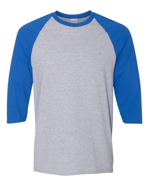 Gildan 5700 Heavy Cotton™ Raglan Three-Quarter Sleeve T-Shirt - T