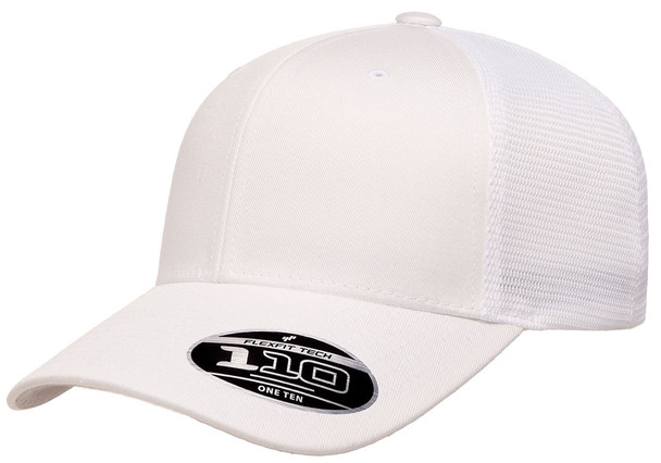 Flexfit 110M 110® Mesh-Back Cap | White