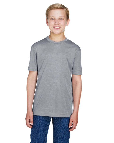 Team 365 TT11HY Youth Sonic Heather Performance T-Shirt | Athletic Heather