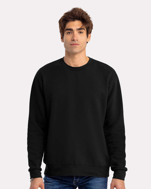 Next Level Apparel 9003 Unisex Santa Cruz Sweatshirt | Black