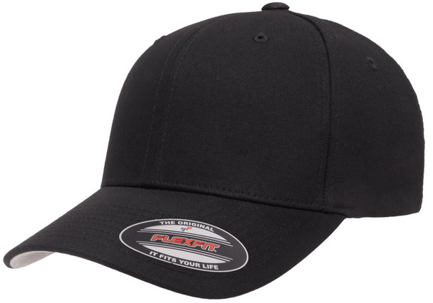 Flexfit 5001 V-Flex Twill Cap | Black