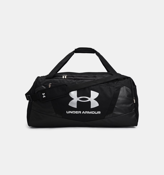 Under Armour 1369224 Undeniable 5.0 Large Duffle Bag | Black/ Metallic Silver