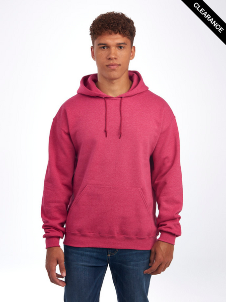 Clearance - JERZEES 996MR NuBlend® Hooded Sweatshirt | Vintage Heather Red