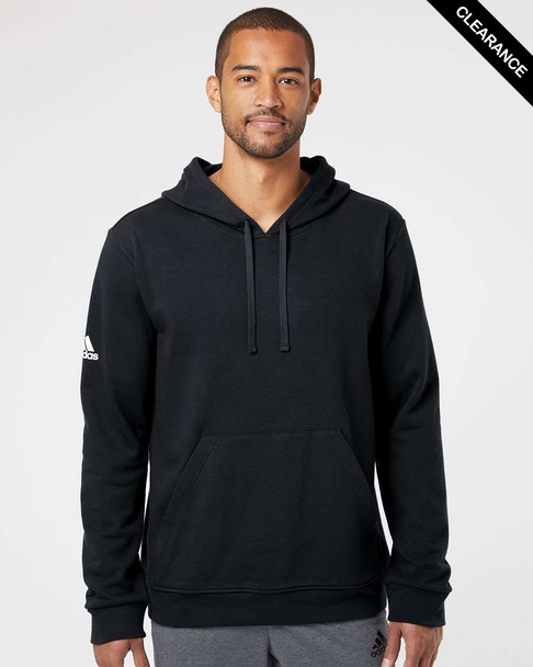 Clearance - Adidas A432 Fleece Hooded Sweatshirt | Black