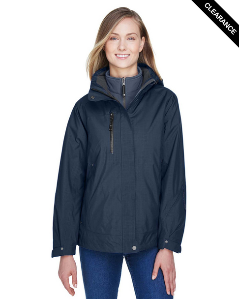 Clearance - North End 78178 Caprice 3-in-1 Jacket with Soft Shell Liner | Classic Navy