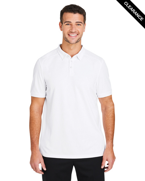 Clearance - North End NE112 Men's Express Tech Performance Polo | White