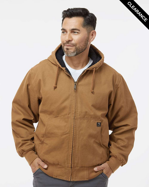 Clearance - DRI DUCK 5020 Cheyenne Boulder Cloth™ Hooded Jacket with Tricot Quilt Lining | Saddle