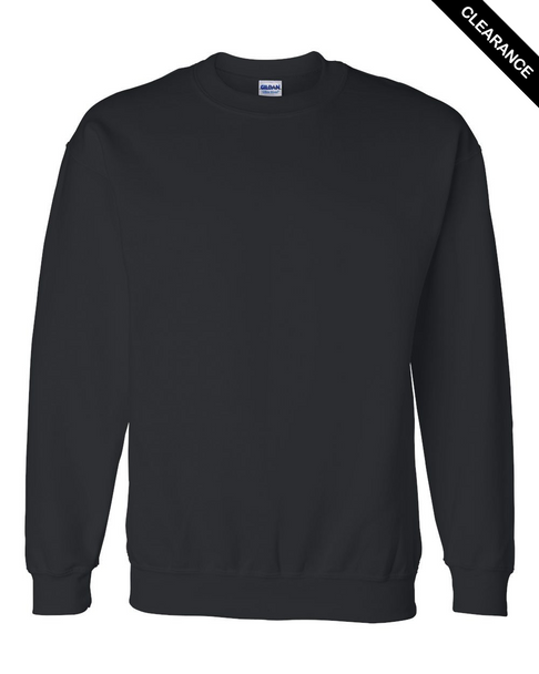 Clearance - Gildan 12000 DryBlend® Crewneck Sweatshirt | Black