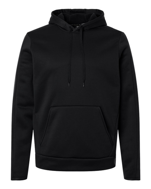 Under Armour 6010164 Under Armour Men's Armour Fleece Pro Hooded Sweatshirt | Black/ White
