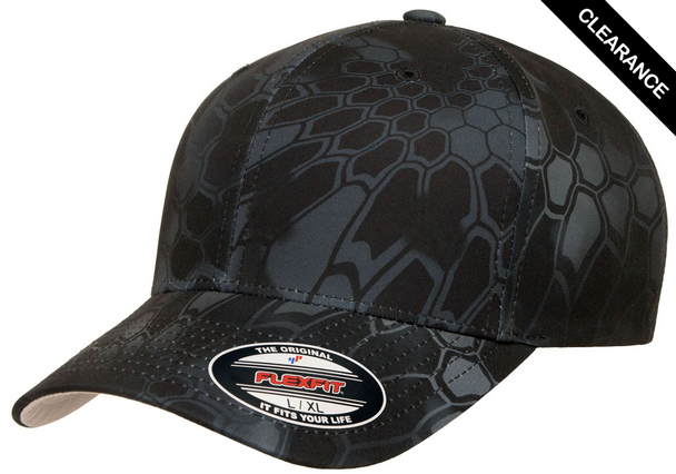Clearance - Flexfit 6277 Wooly Combed Cotton Blend Cap | Kryptek Typhon
