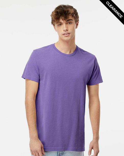 Clearance - 6500M M&O Knits Unisex Vintage Garment Dye Tee | Violet