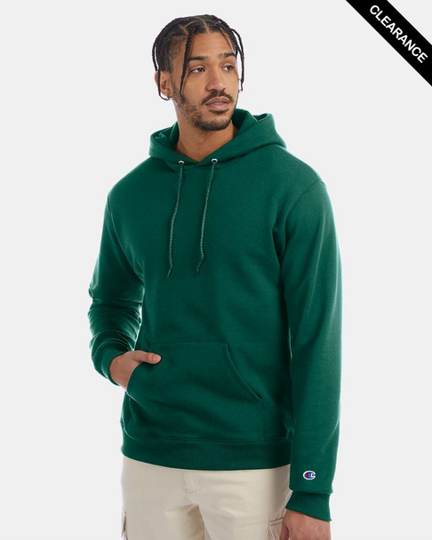 Clearance - Champion CS700 Men's Powerblend® Hooded Sweatshirt | Emerald Green
