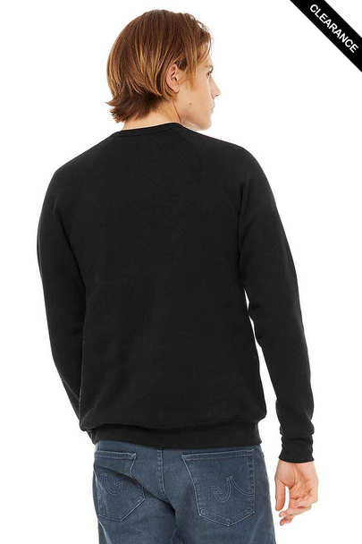 Clearance - 3901 Bella+Canvas Sponge Fleece Mock Neck Sweatshirt | Black