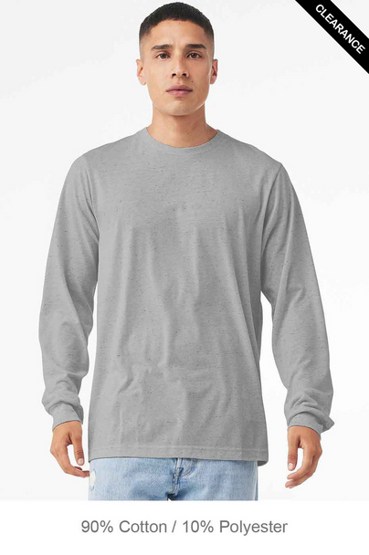 Clearance - Bella+Canvas 3501CVC Unisex Heather CVC Long Sleeve Tee | Athletic Heather