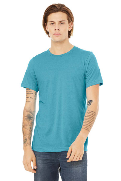 Bella+Canvas 3413 Tri-Blend Short Sleeve | Aqua Triblend