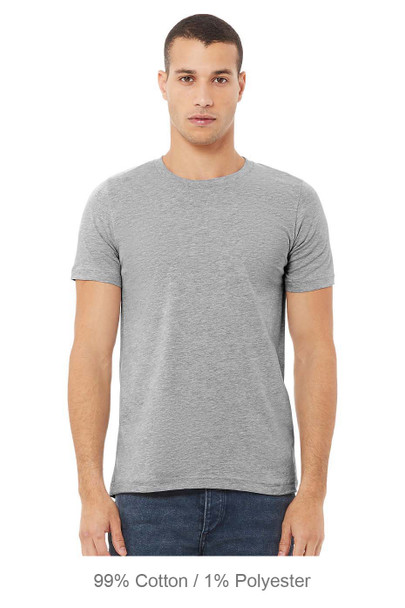 Bella+Canvas 3001CVC Jersey Short Sleeve Tee | Athletic Heather