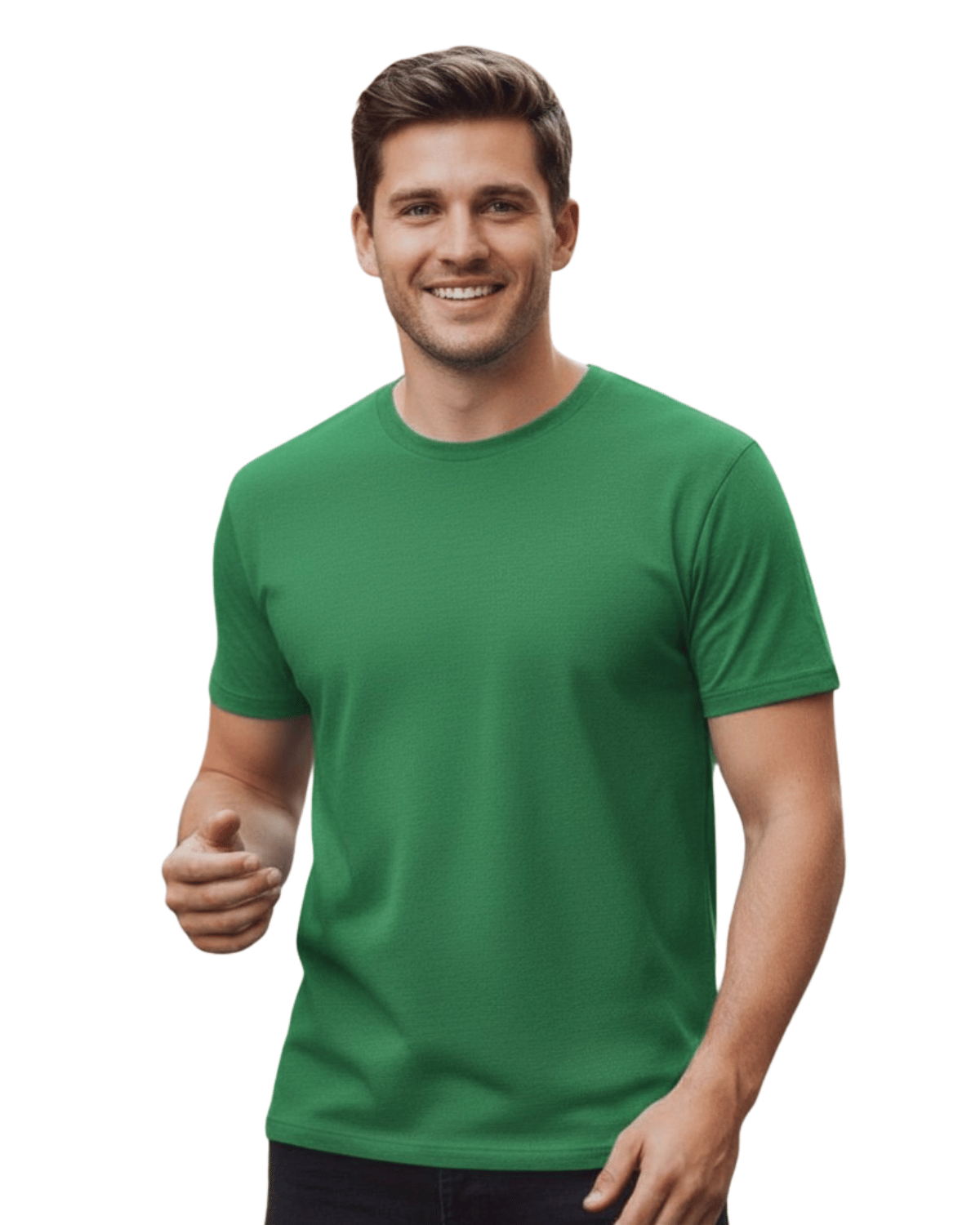 gildan 2000 cotton tee in antique irish green
