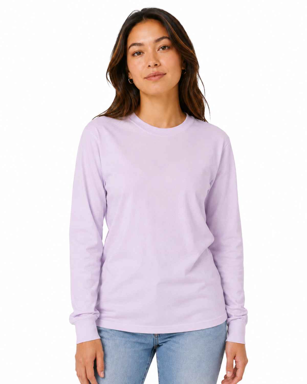 Comfort Colors 6014 Garment-Dyed Heavyweight Long Sleeve T-Shirt in orchid