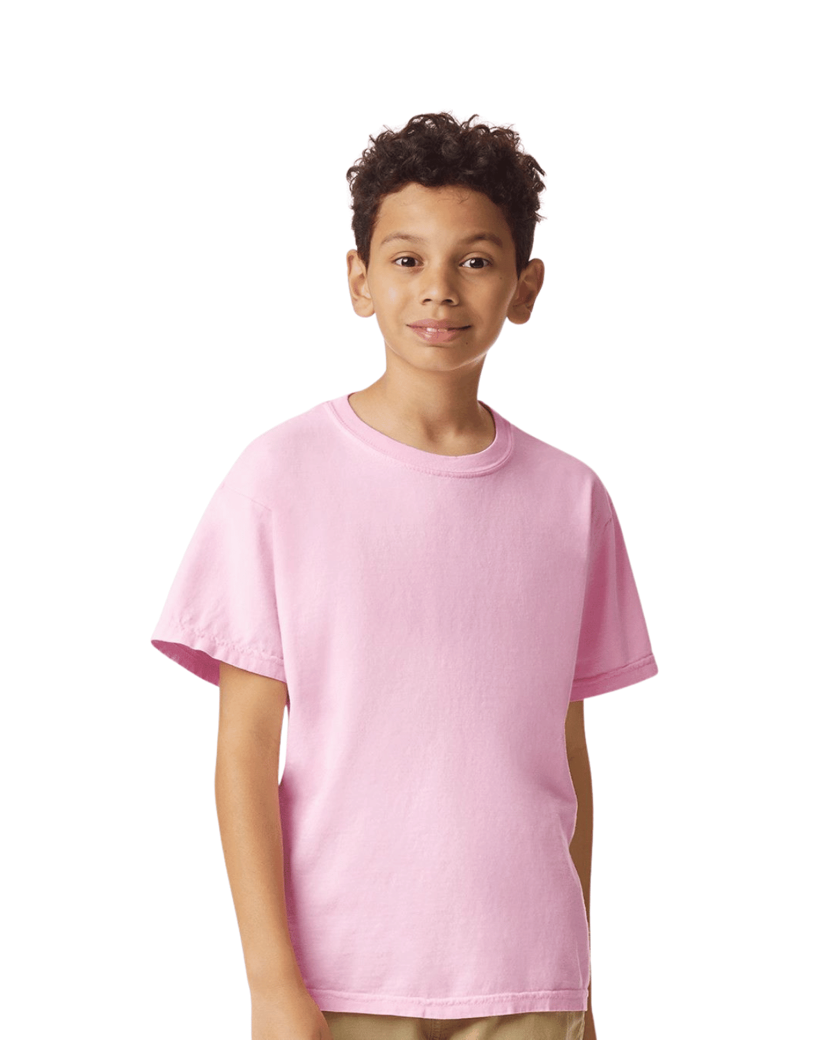 Comfort Colors 9018 Garment-Dyed Youth Heavyweight T-Shirt in blossom | t-shirt.ca
