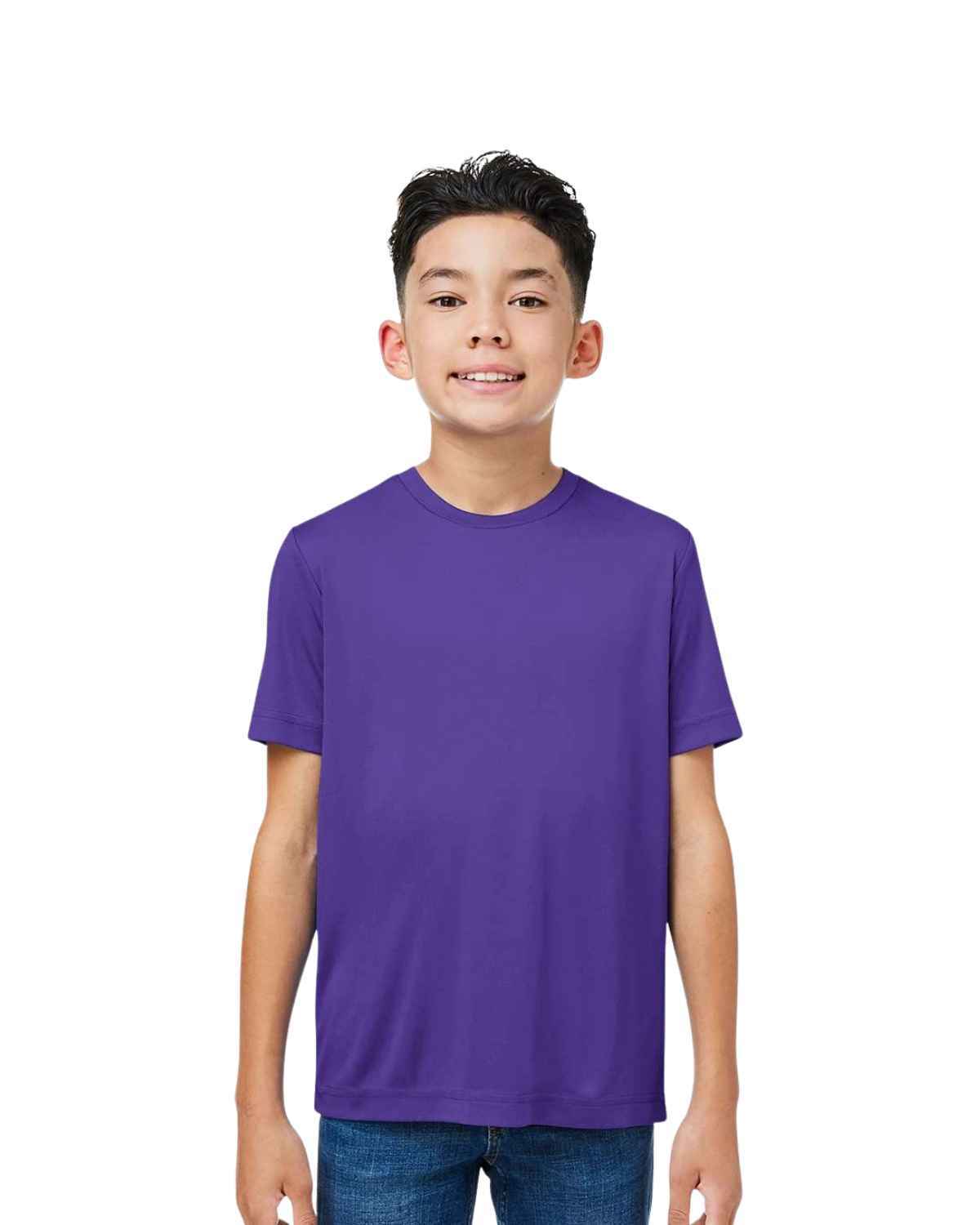 CORE 365 CE10Y Youth Capital Performance T-Shirt campus purple