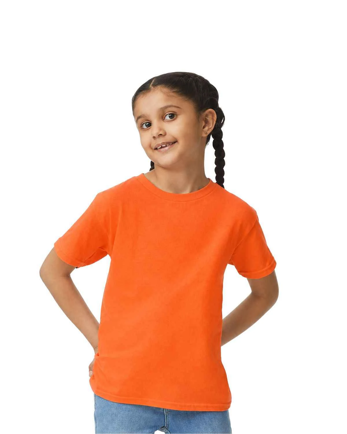 Gildan 2000B Youth Ultra Cotton® T-shirt in orange
