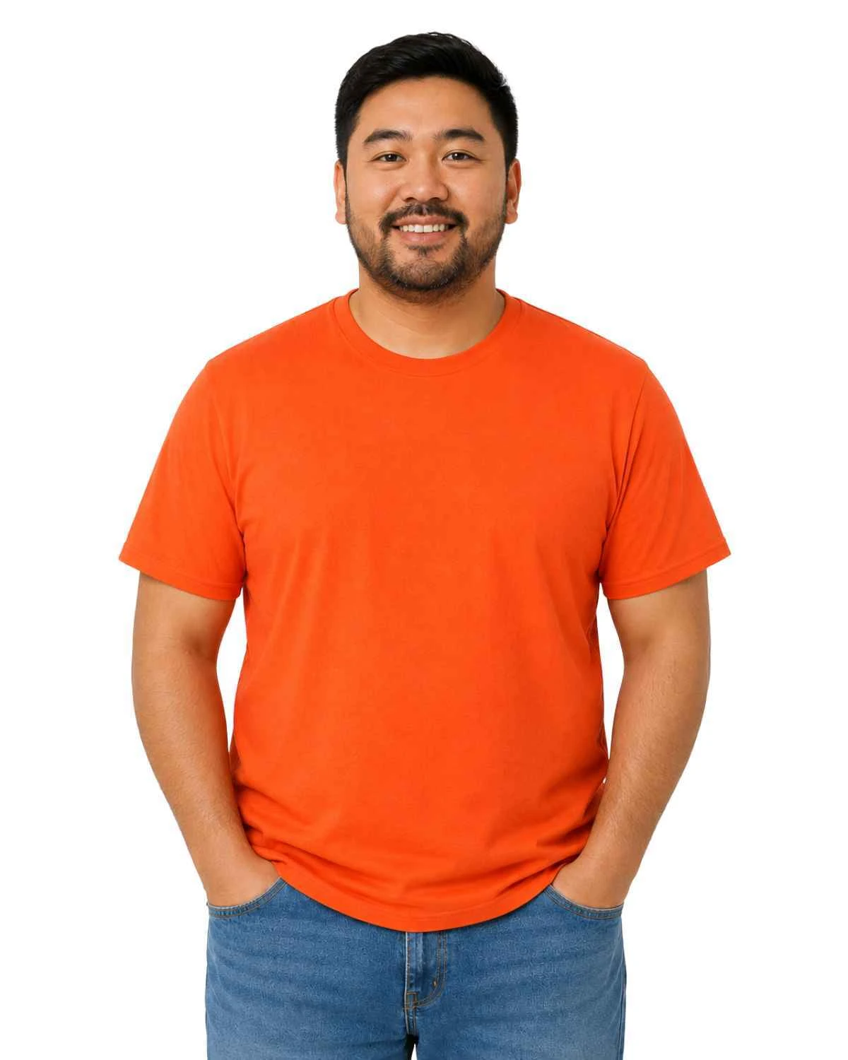 gildan 42000 performance tee in orange