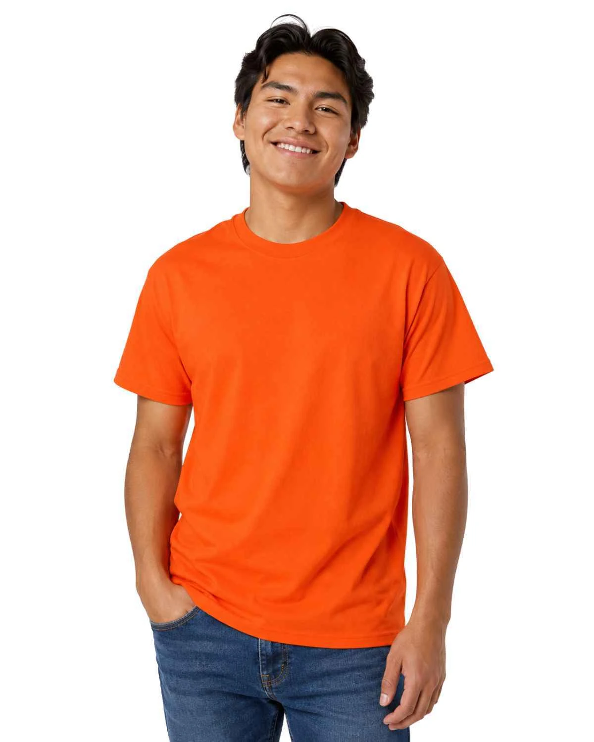 gildan 5000 t-shirt in orange