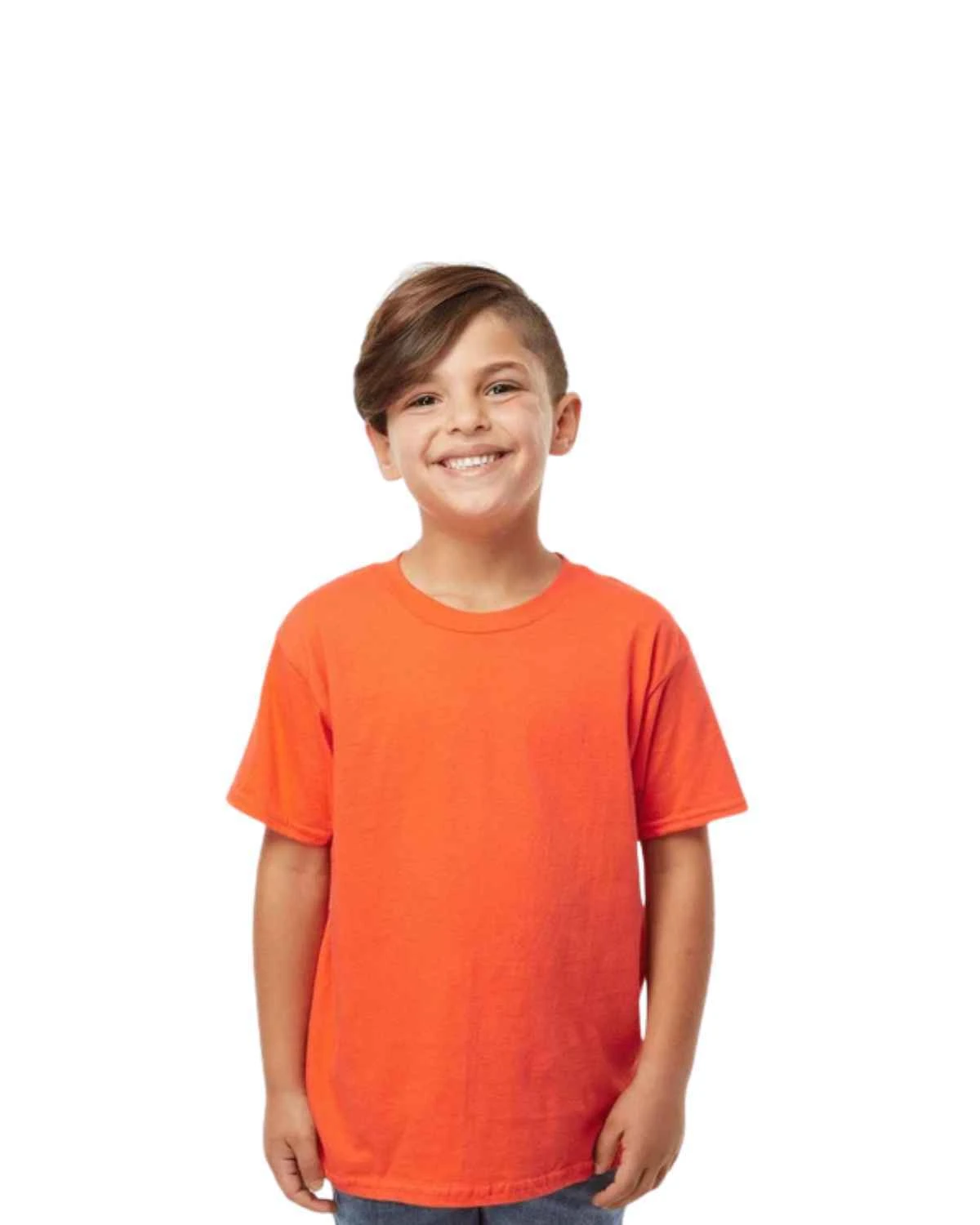 Gildan 64000B Softstyle® Youth T-Shirt in orange