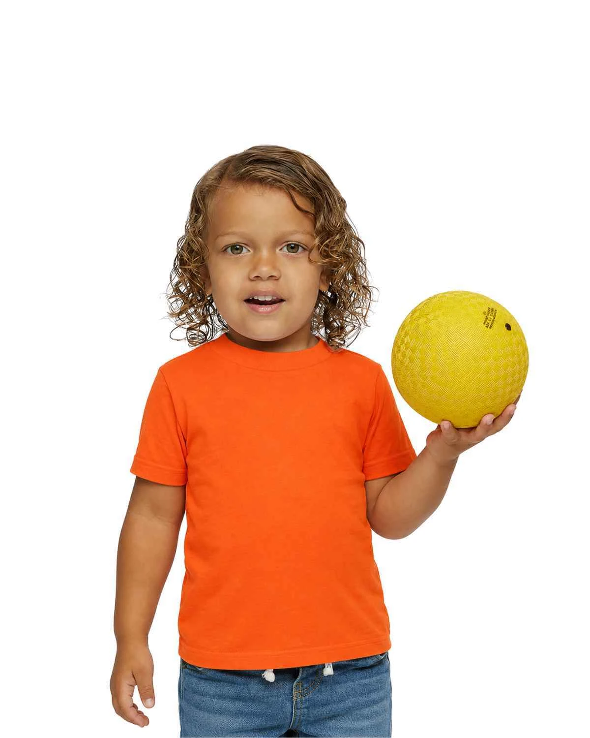 rabbit skins 3321 t-shirt in orange