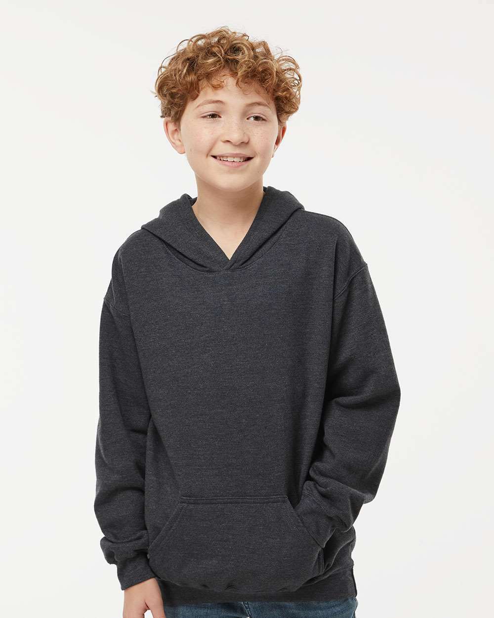 3322-DARK HEATHER-XS