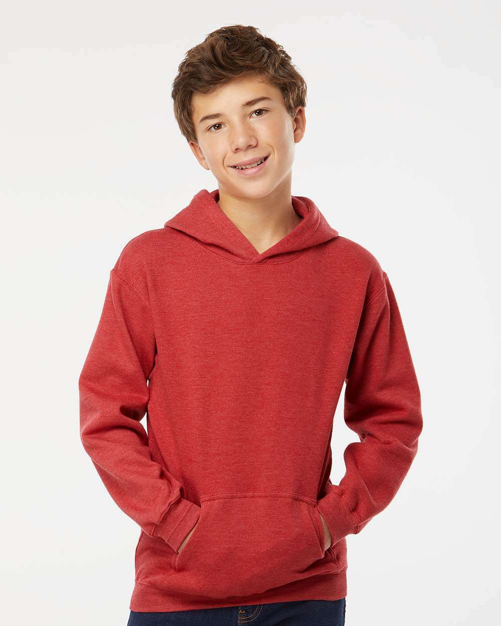 3322-HEATHER RED-XS