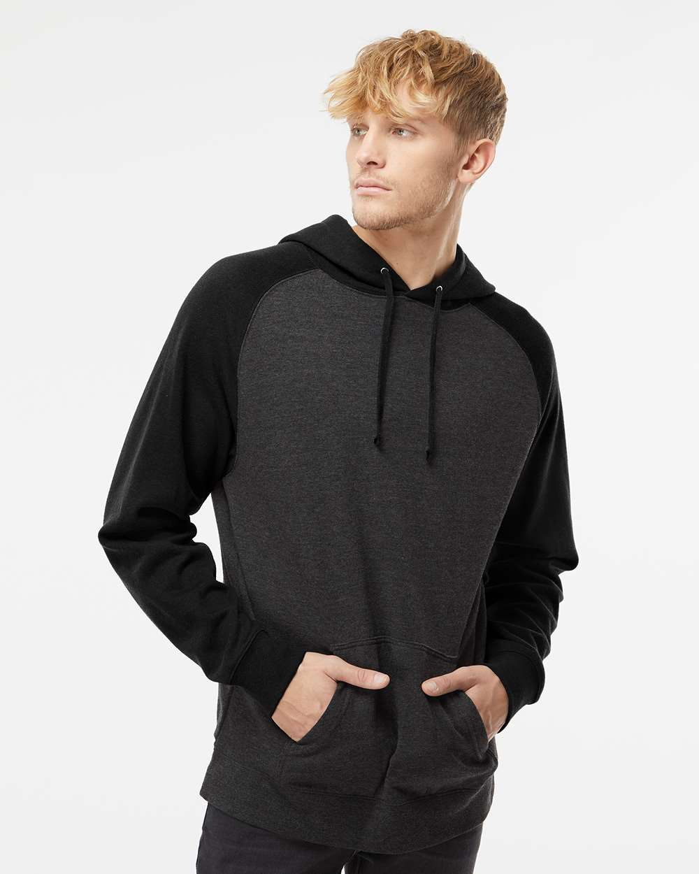 IND40RP-CHARCOAL HEATHER/ BLACK-S