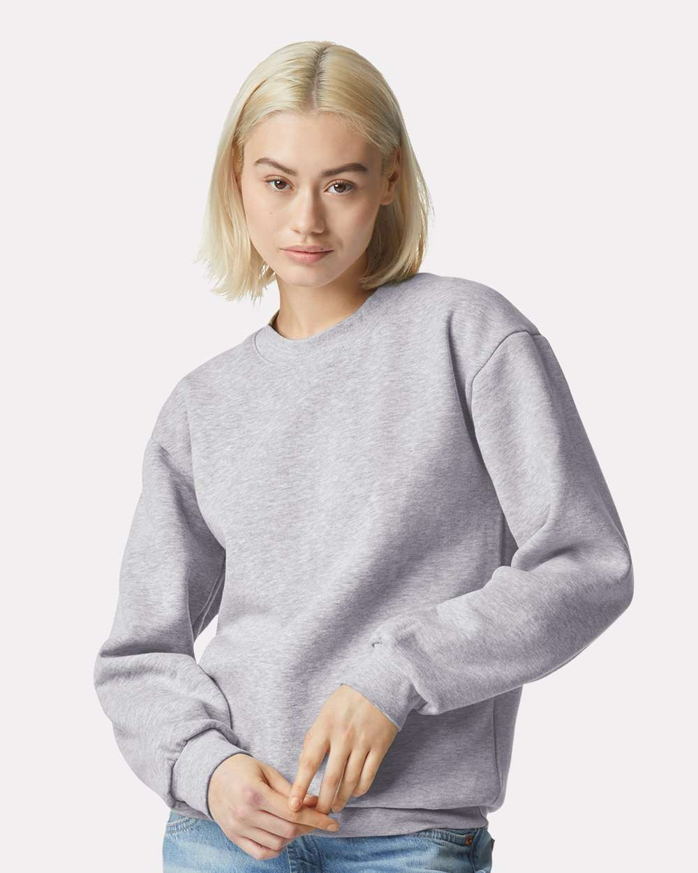 RF496-HEATHER GREY-XS