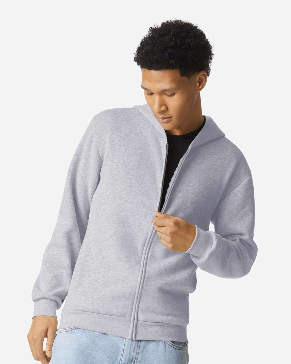 RF497-HEATHER GREY-XS